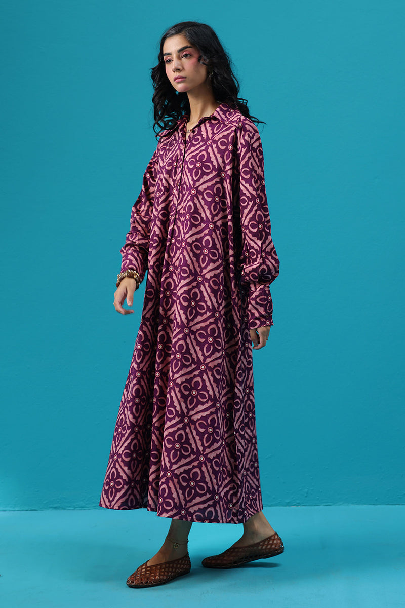 Pattern Foam Dress