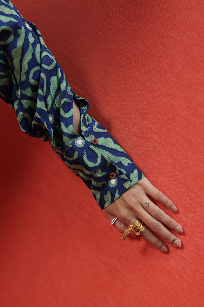 Pattern Foam Dress
