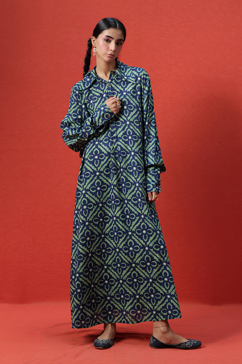 Pattern Foam Dress