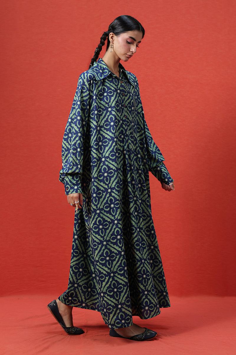 Pattern Foam Dress