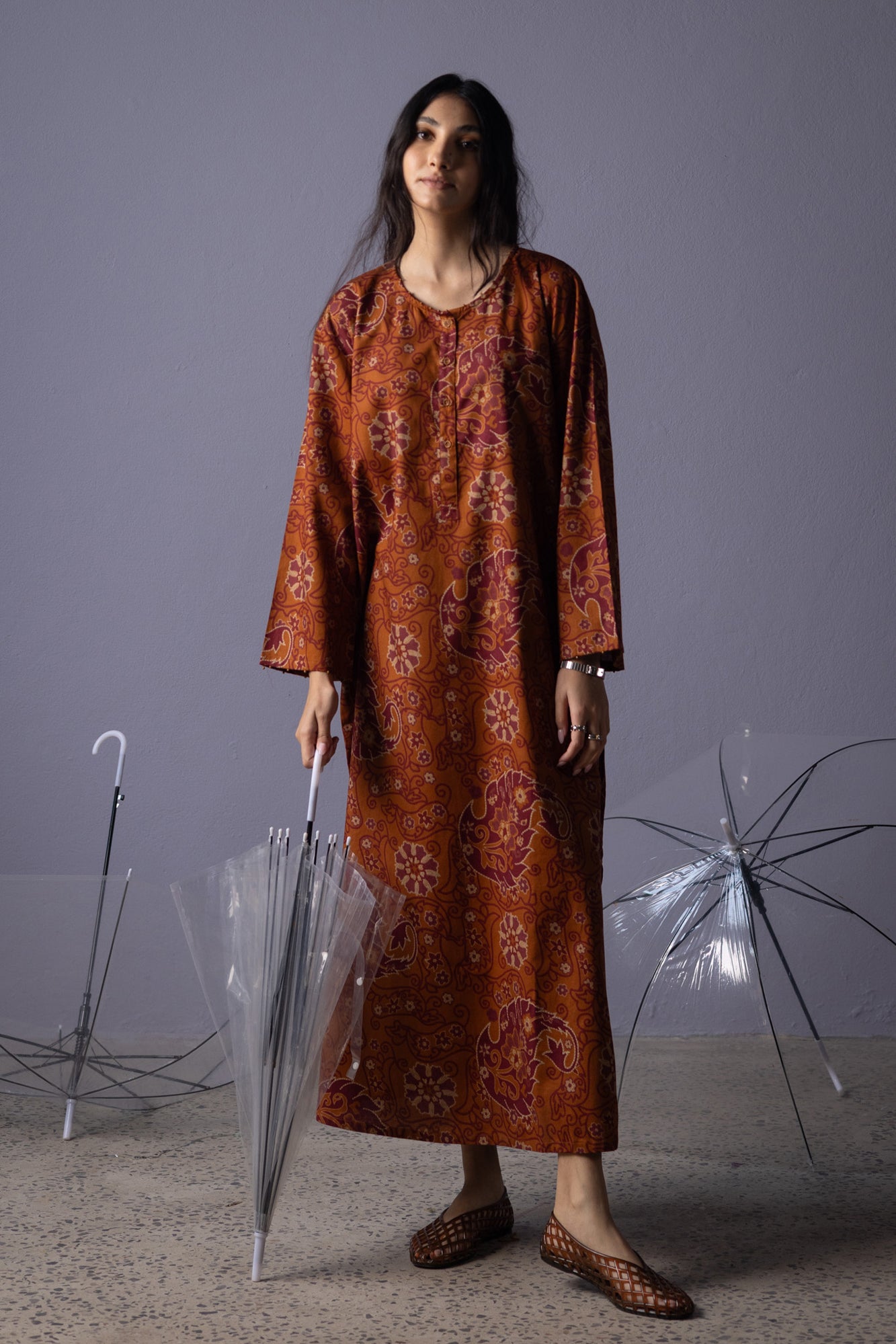 Floral Haze Kaftan
