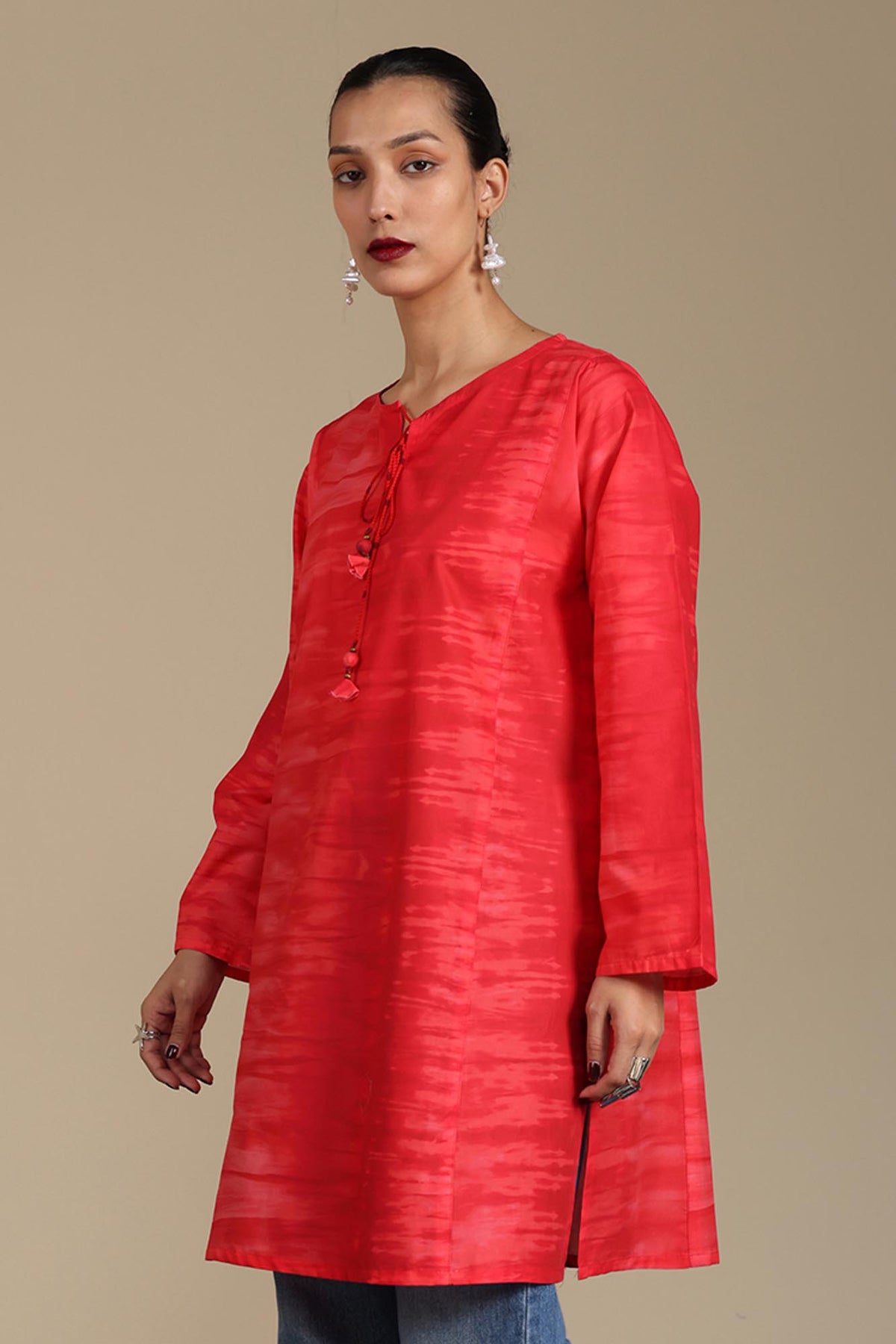 Abstract Foam Kurta