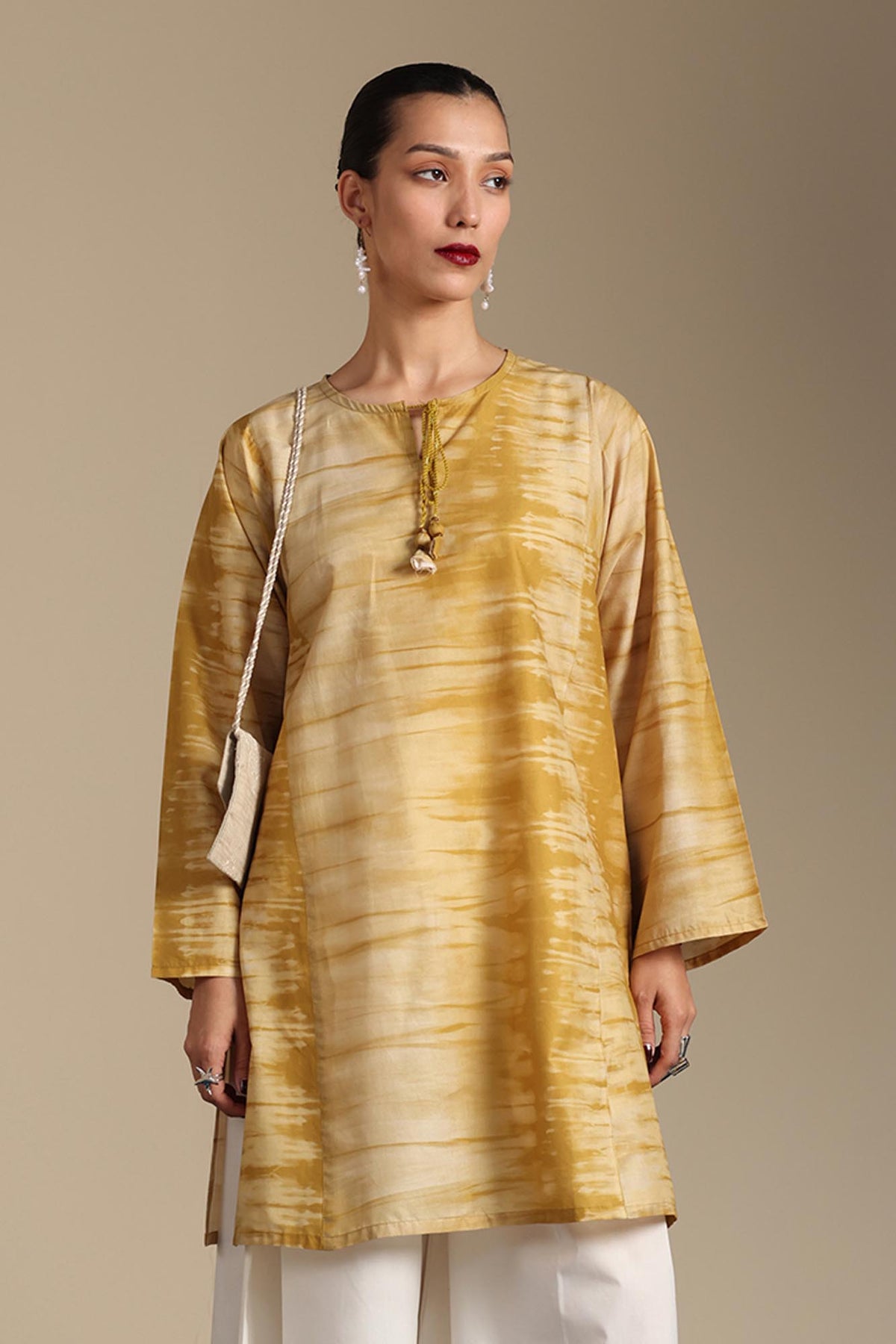 Abstract Foam Kurta