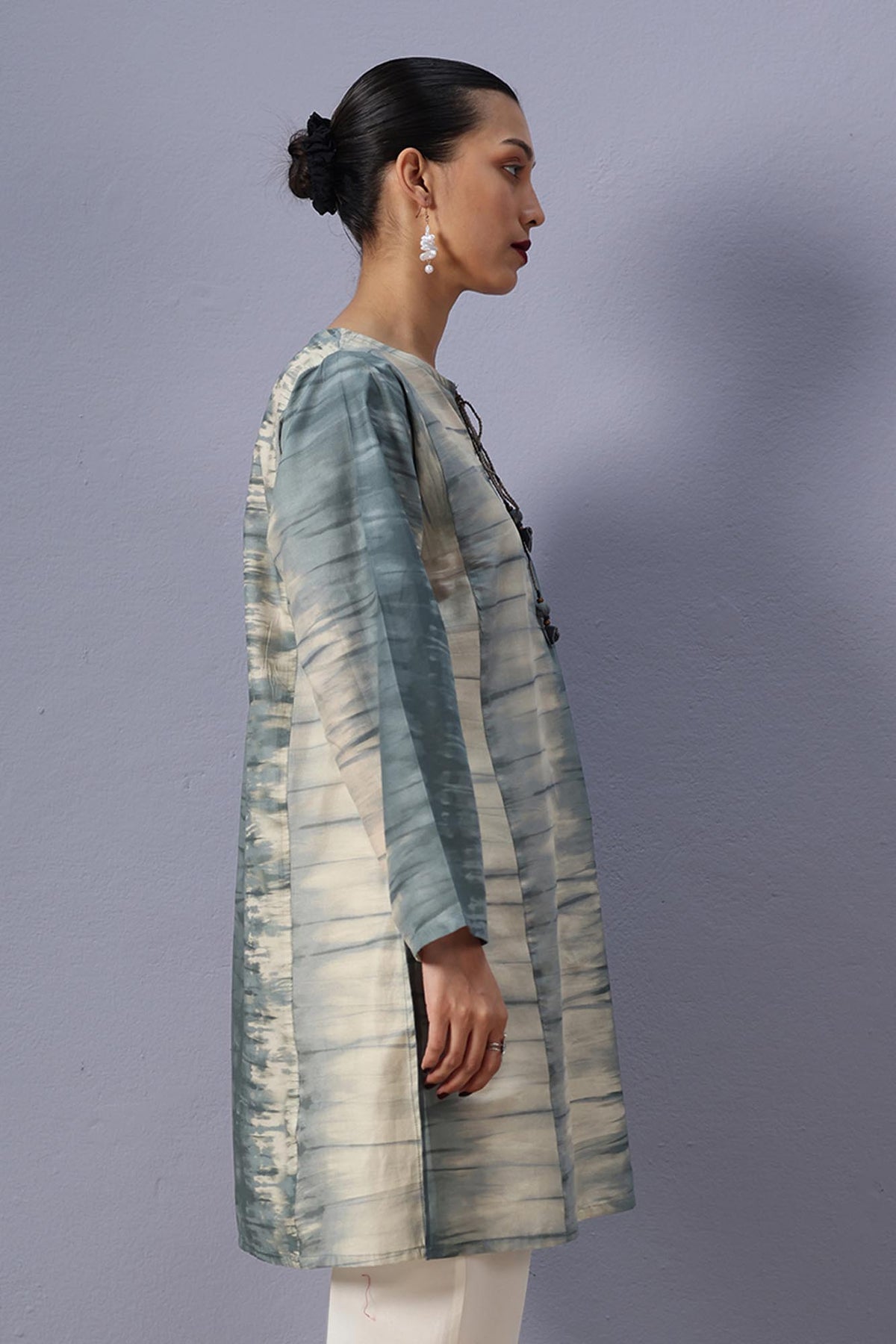 Abstract Foam Kurta