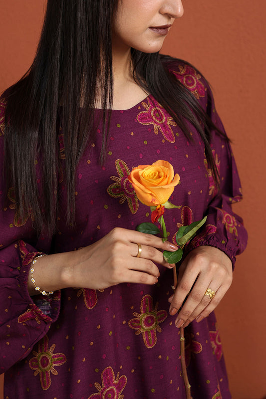 Pixel Floral Printed Set