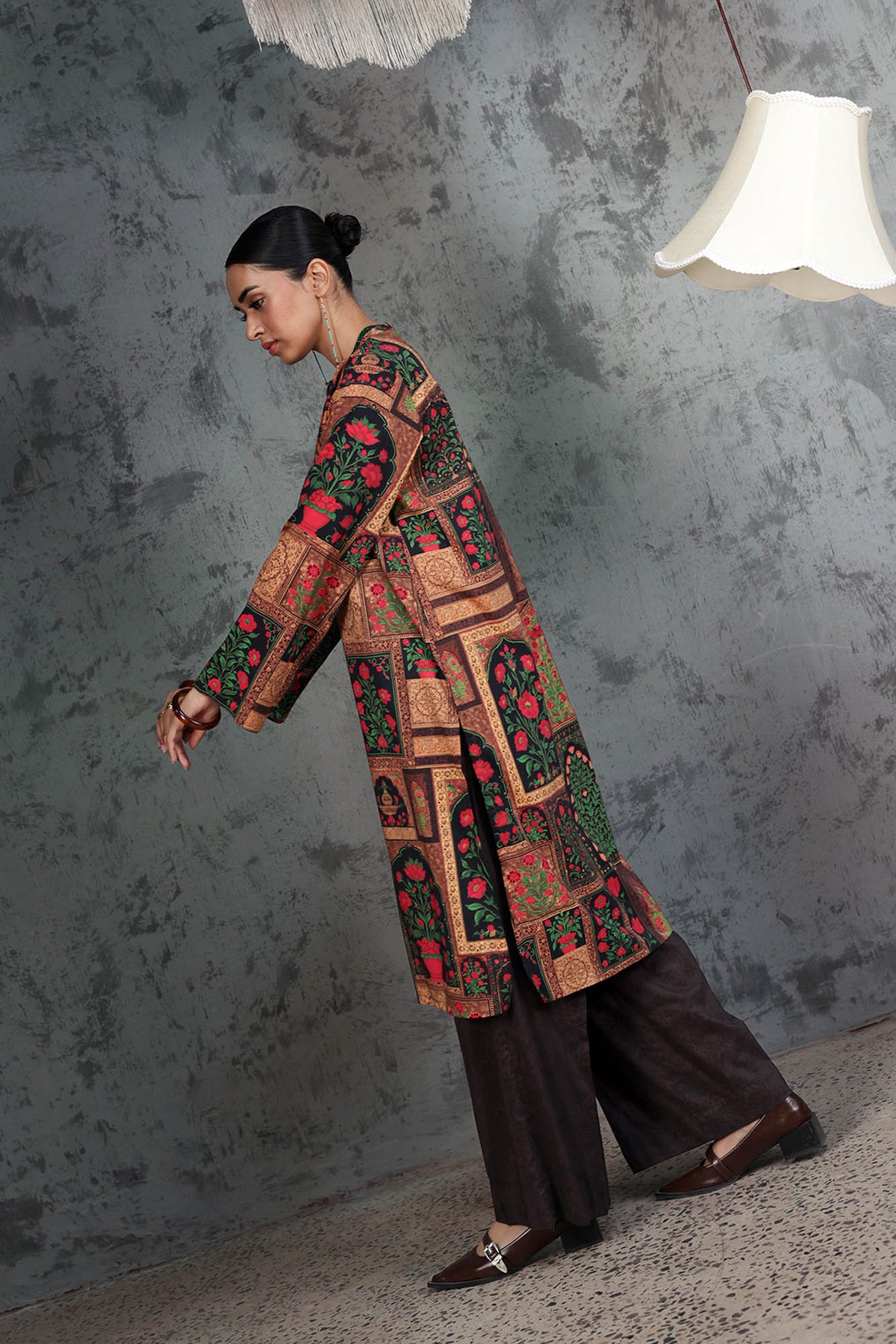 Coordinated Bagh Printed Set