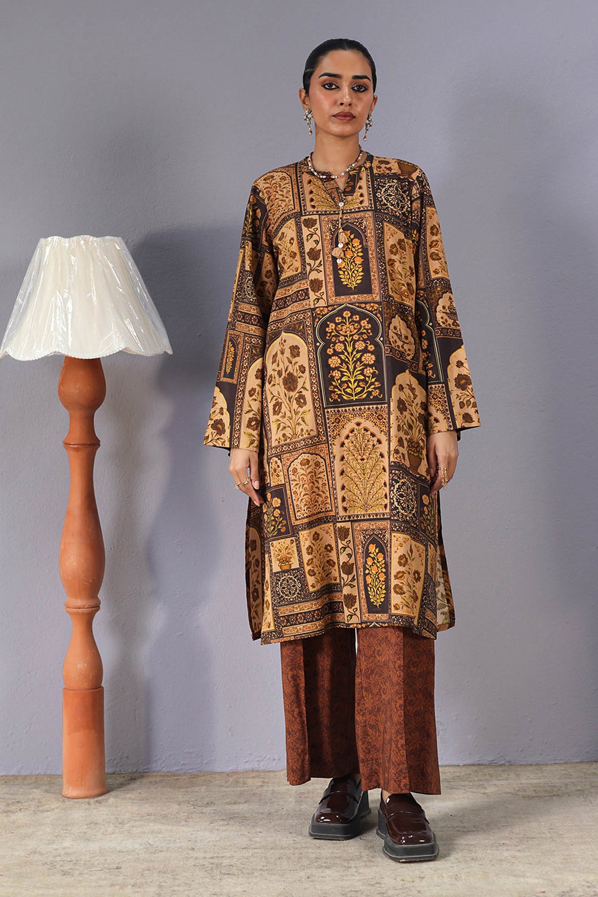 Coordinated Bagh Printed Set