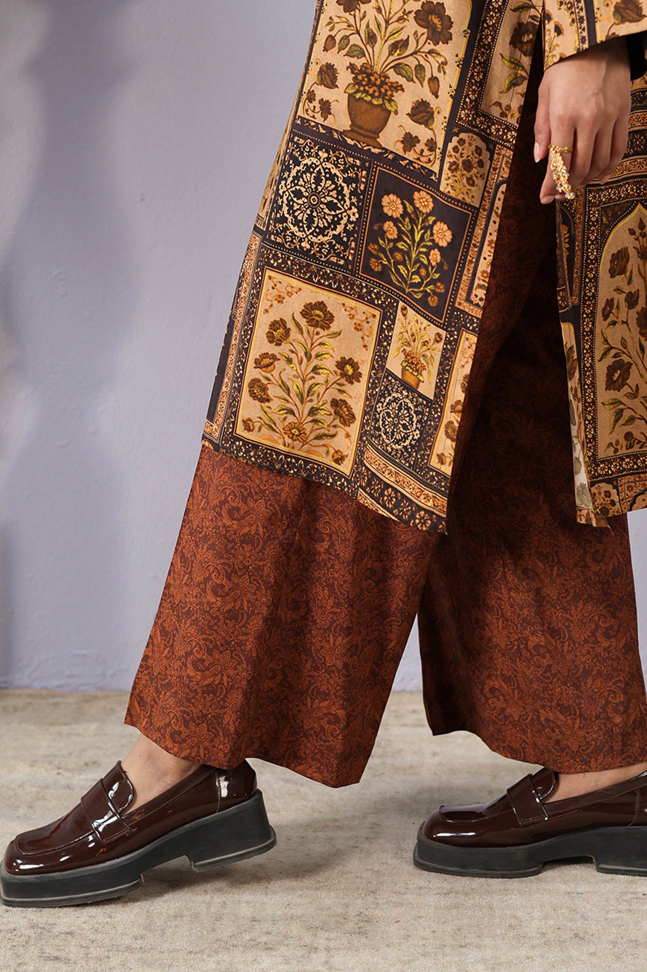 Coordinated Bagh Printed Set