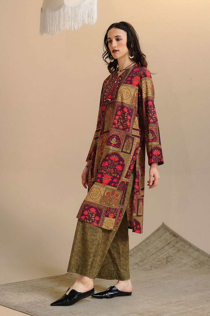 Coordinated Bagh Printed Set
