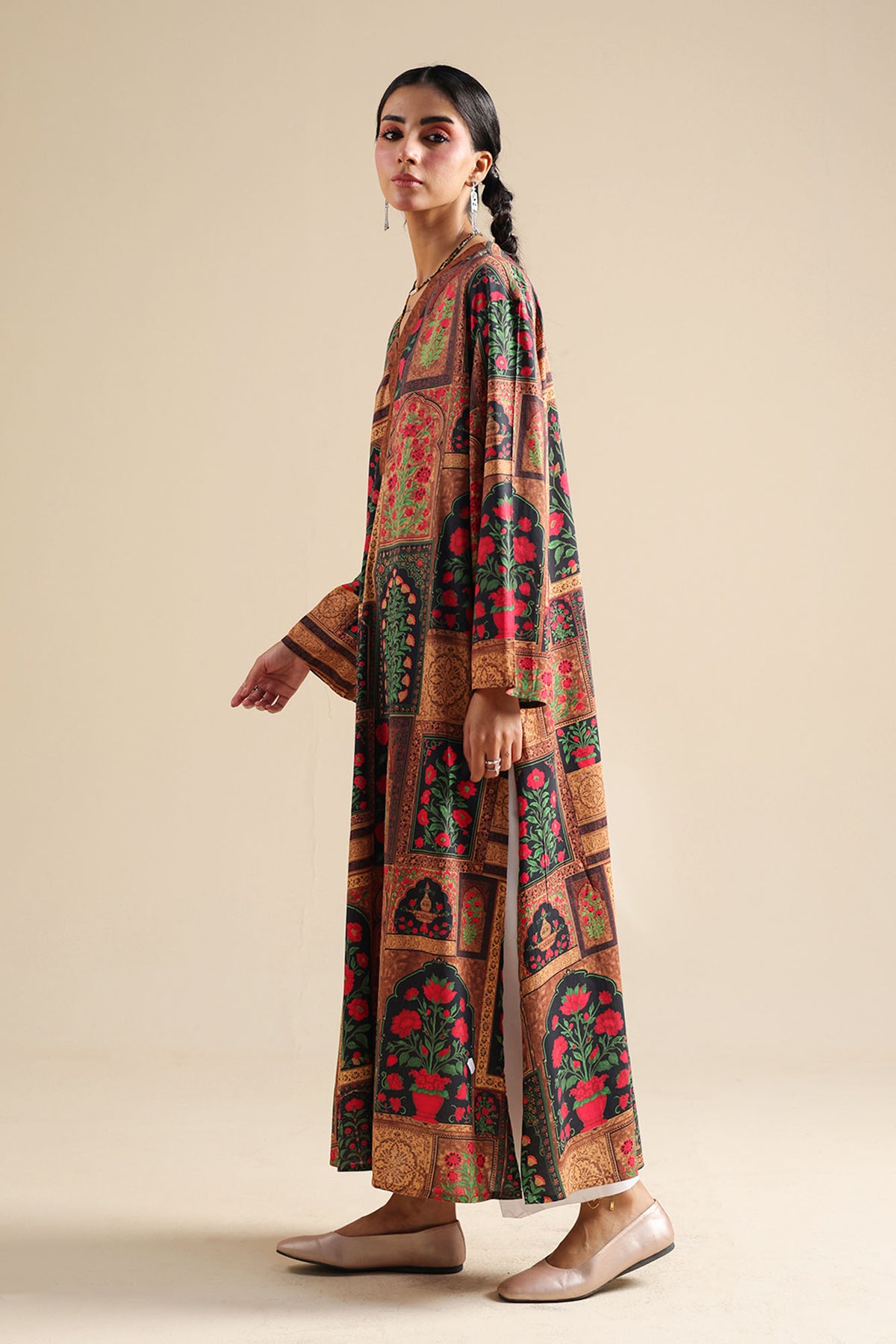 Mughal Phool Printed Kurta