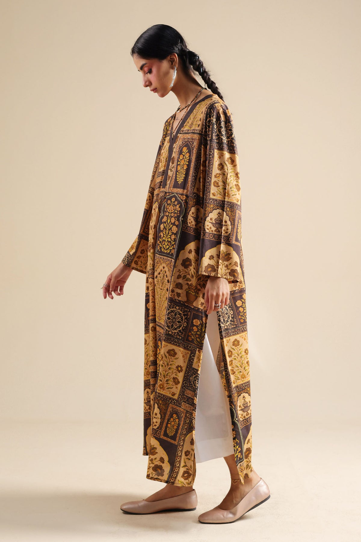 Mughal Phool Printed Kurta