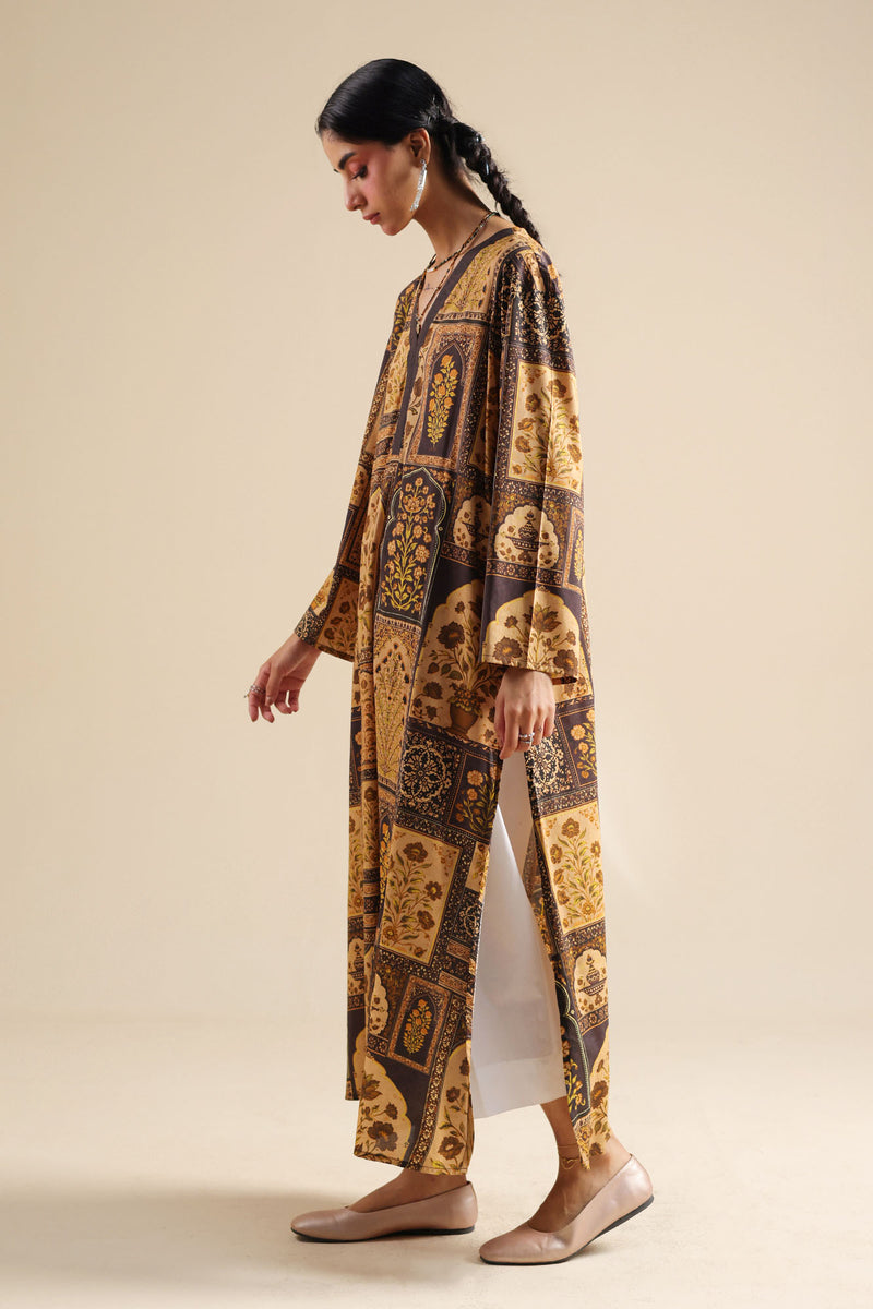 Mughal Phool Printed Kurta