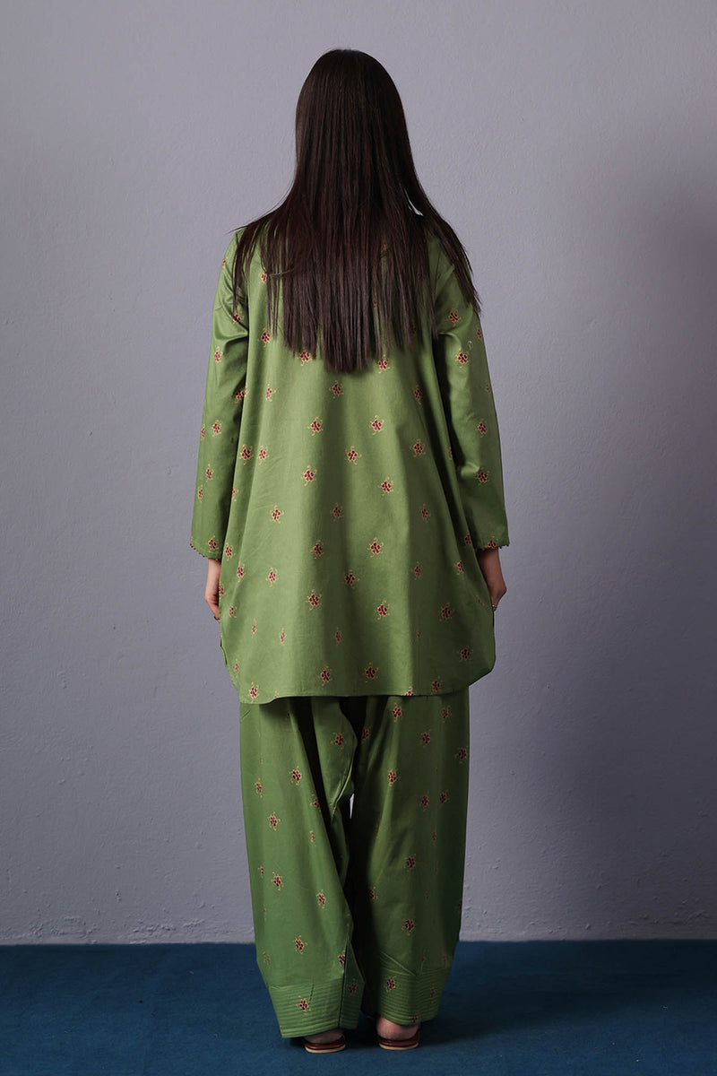 Floral Printed Farshi Set