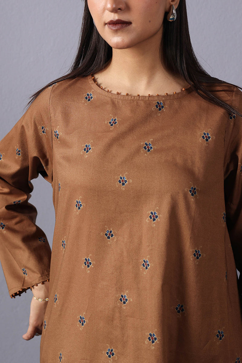 Floral Printed Farshi Set