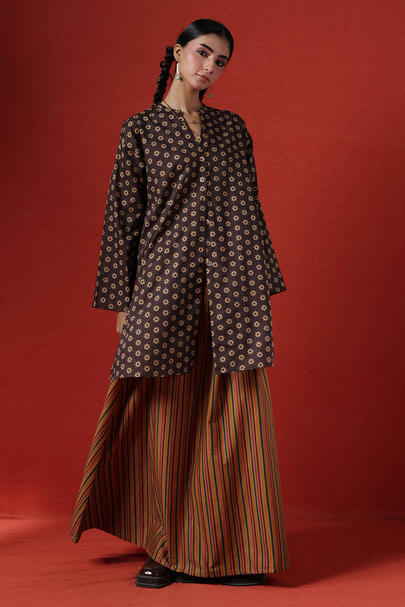 Printed Skirt Co-Ord Set
