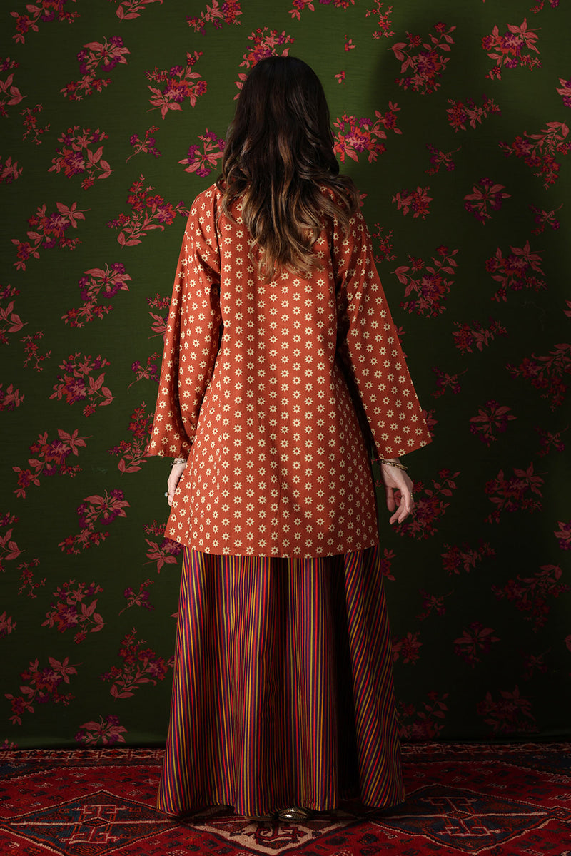 Printed Skirt Co-Ord Set