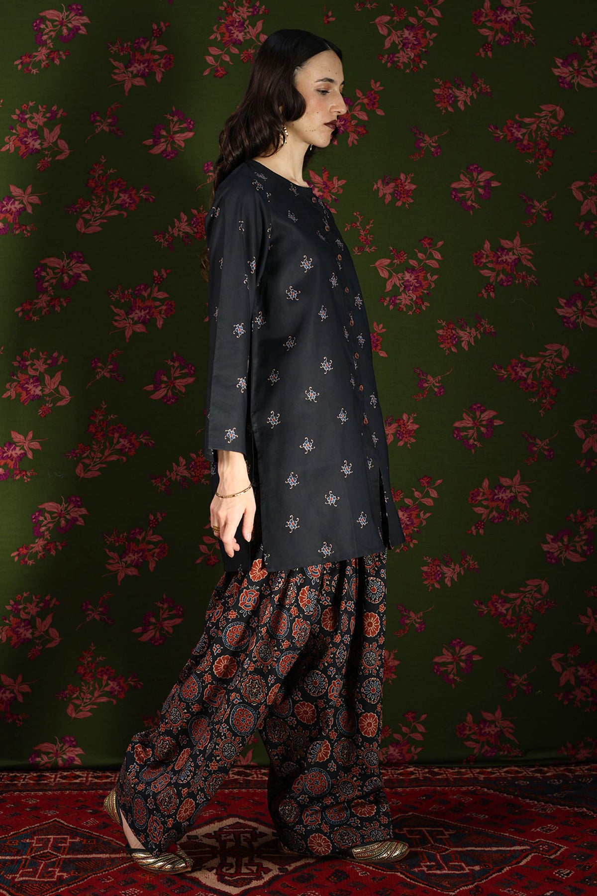 Printed Farshi Duo-Set