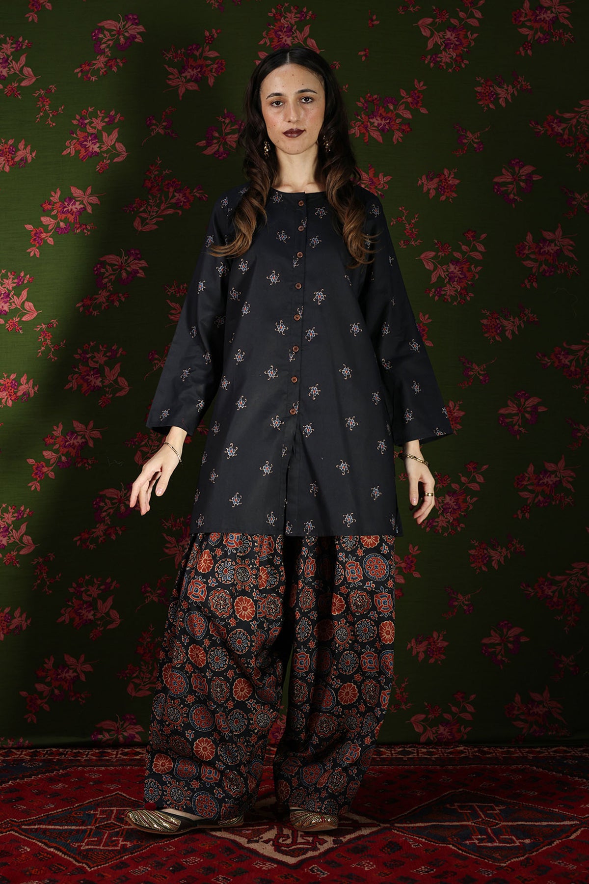 Printed Farshi Duo-Set