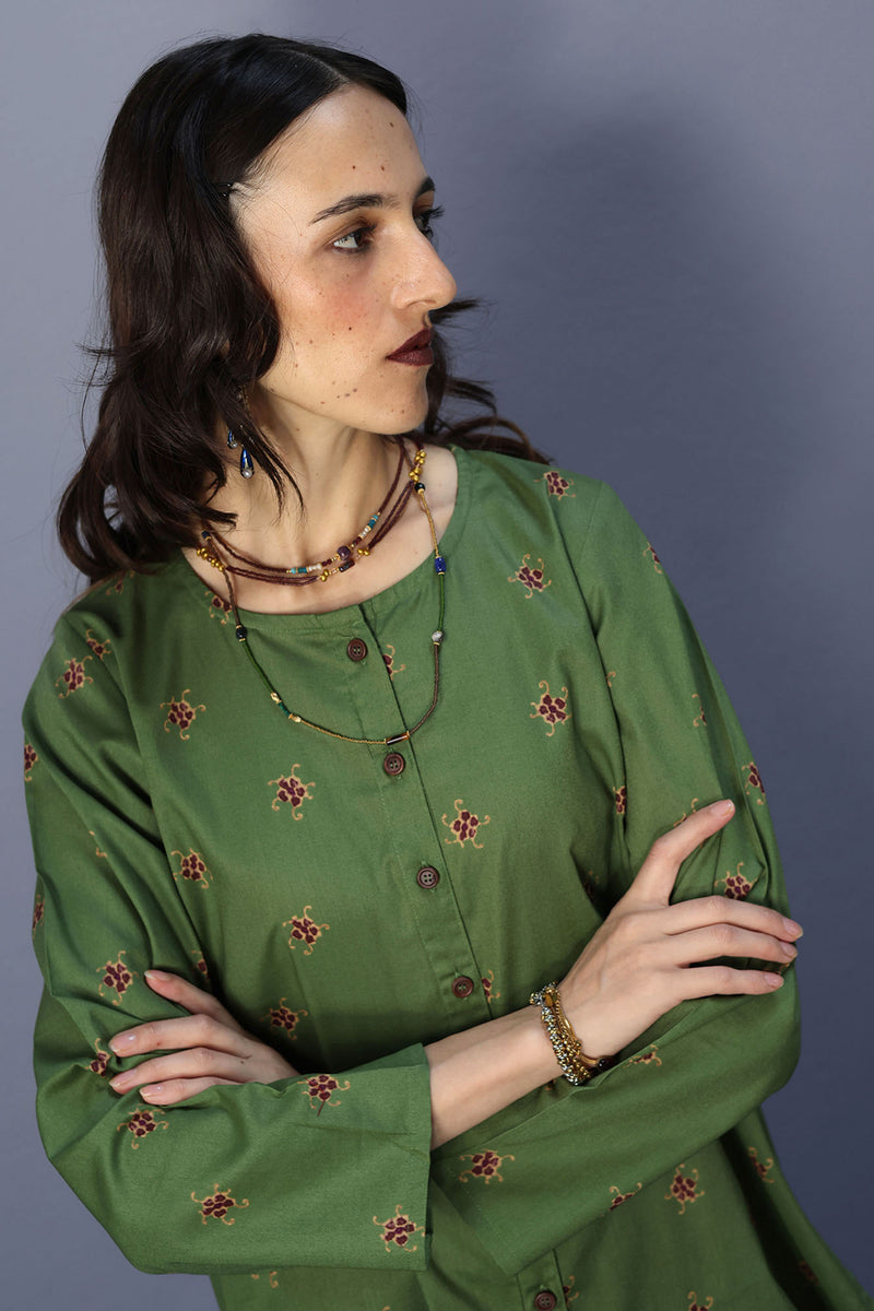 Printed Farshi Duo-Set