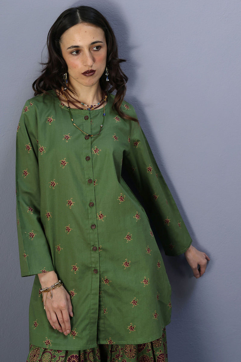 Printed Farshi Duo-Set