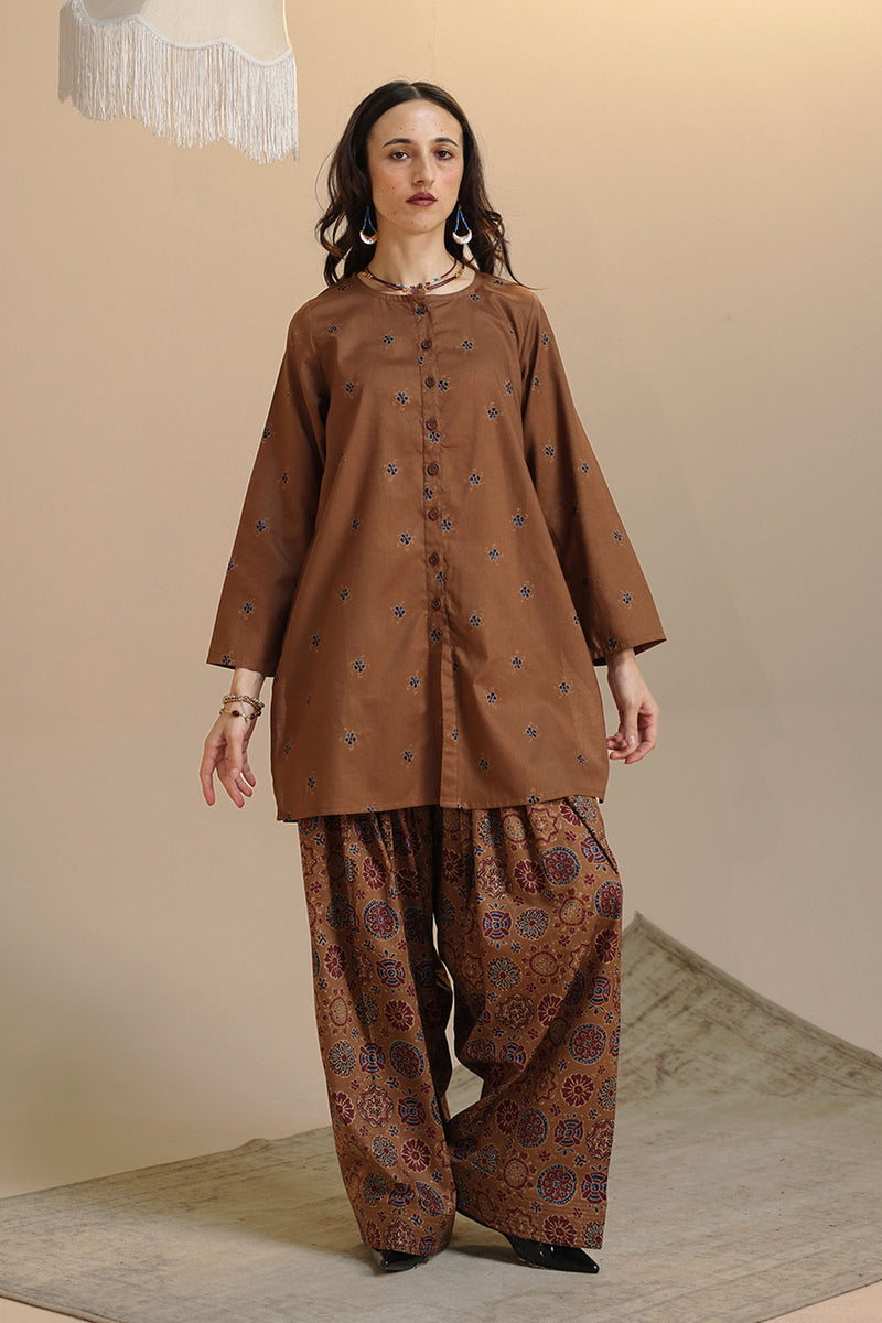 Printed Farshi Duo-Set
