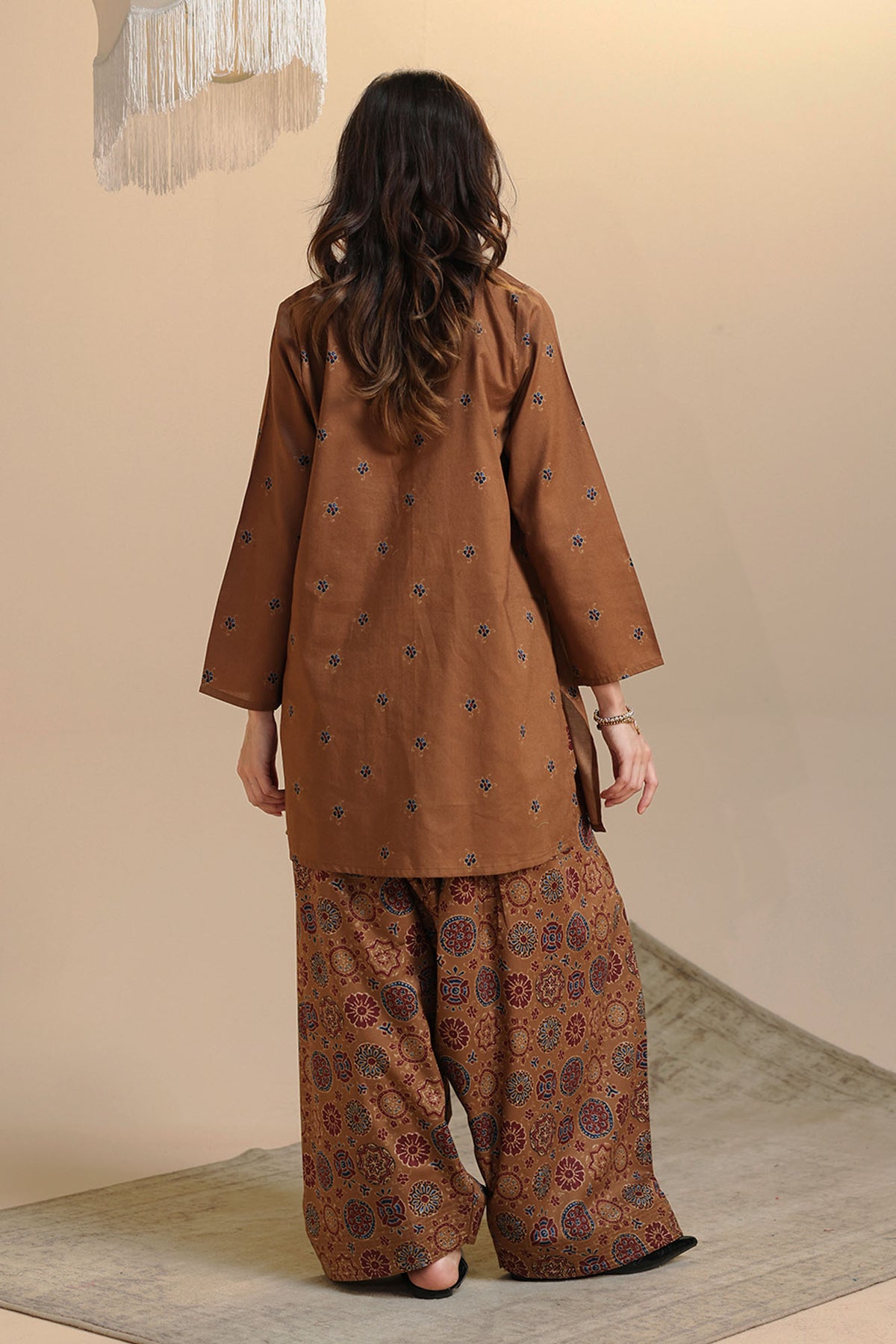 Printed Farshi Duo-Set