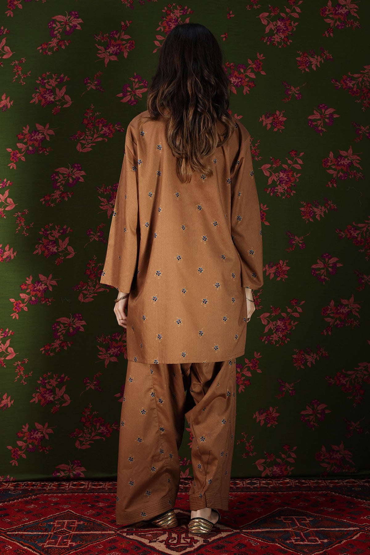 Printed Farshi Duo-Set