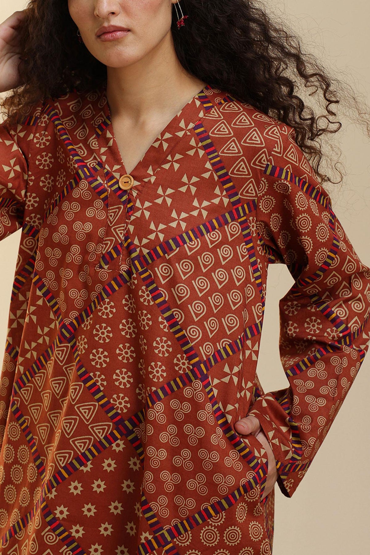 Prism Printed Farshi Set