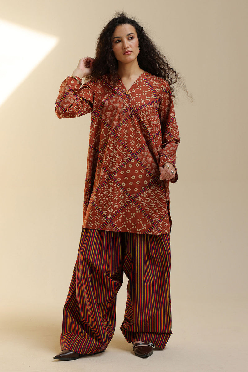 Prism Printed Farshi Set