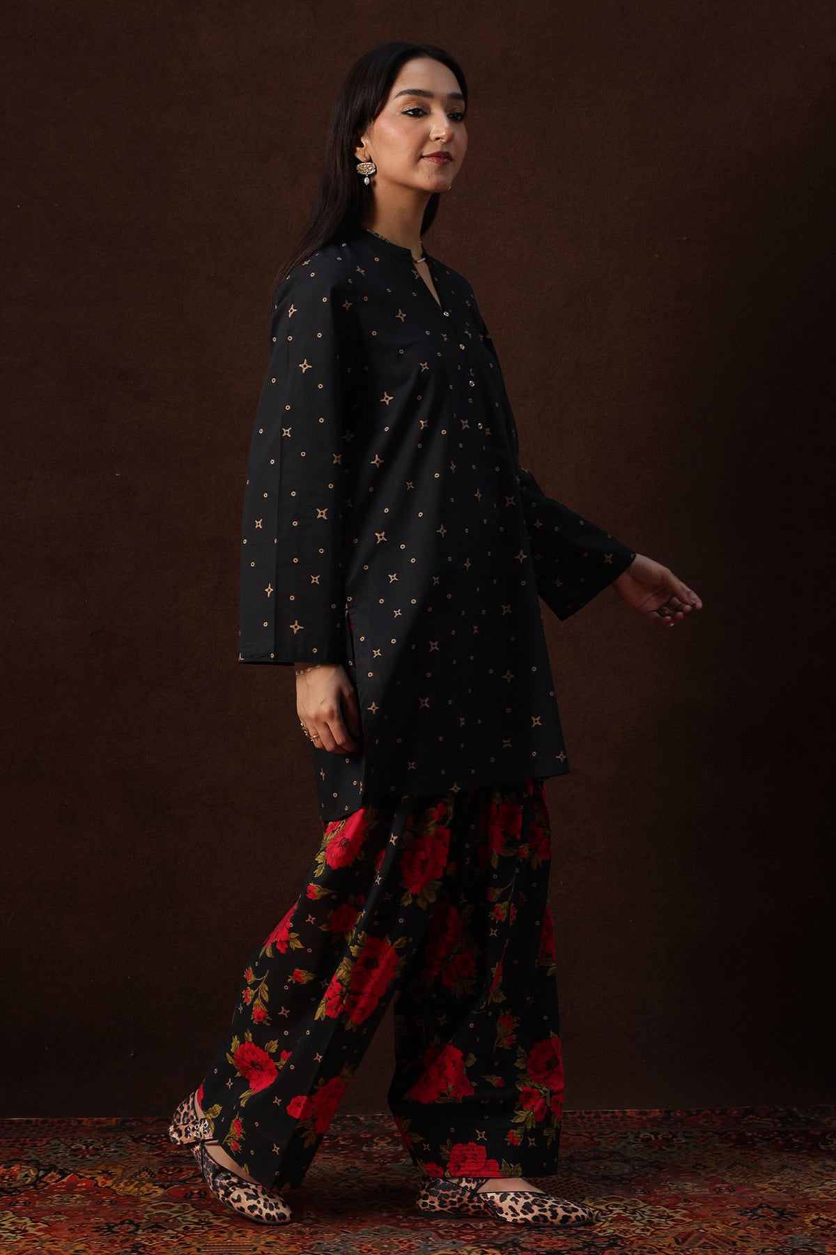 Rose Reverie Farshi Set