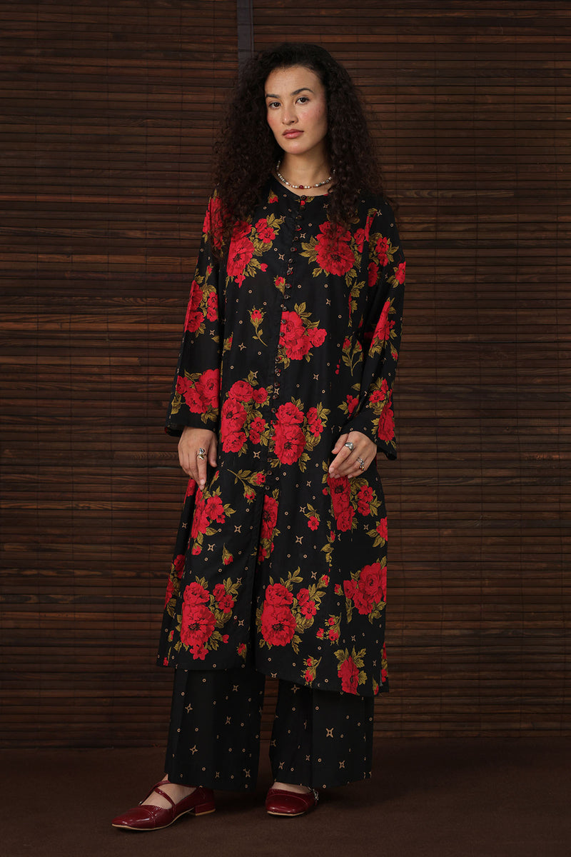 Rose Grid Printed Set