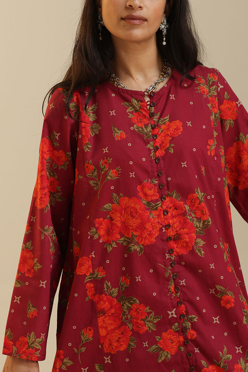 Rose Grid Printed Set