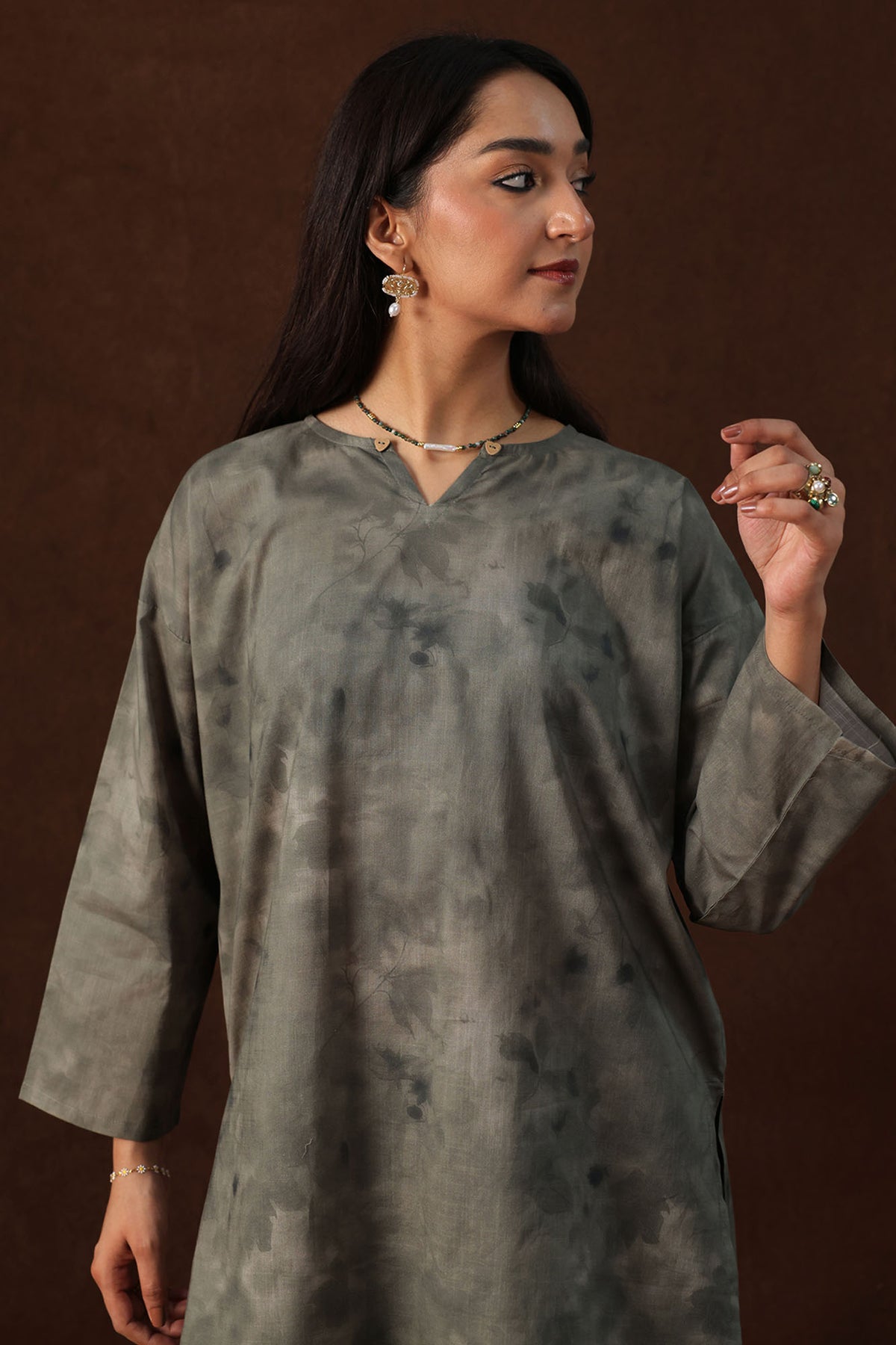 Dusk Printed Farshi Set