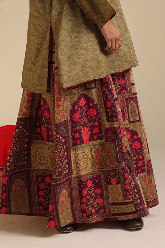 Mughal Edit Skirt Set