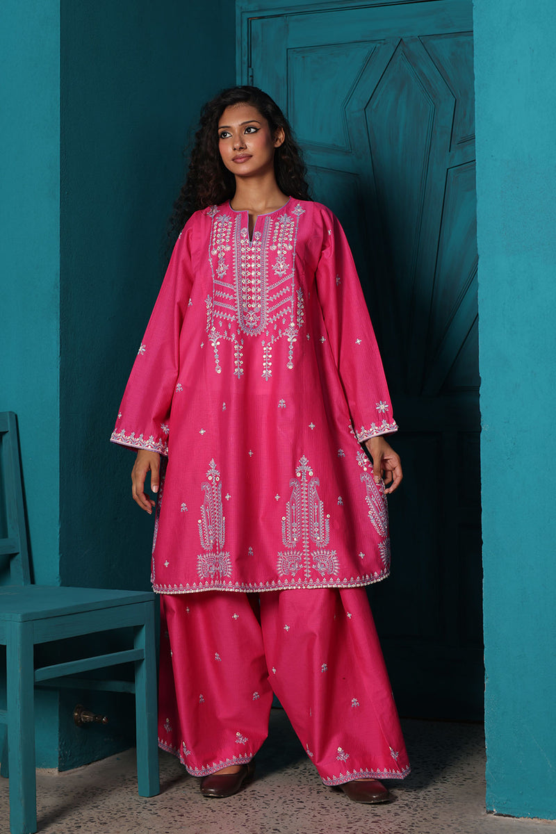 Embroidered Farshi Set