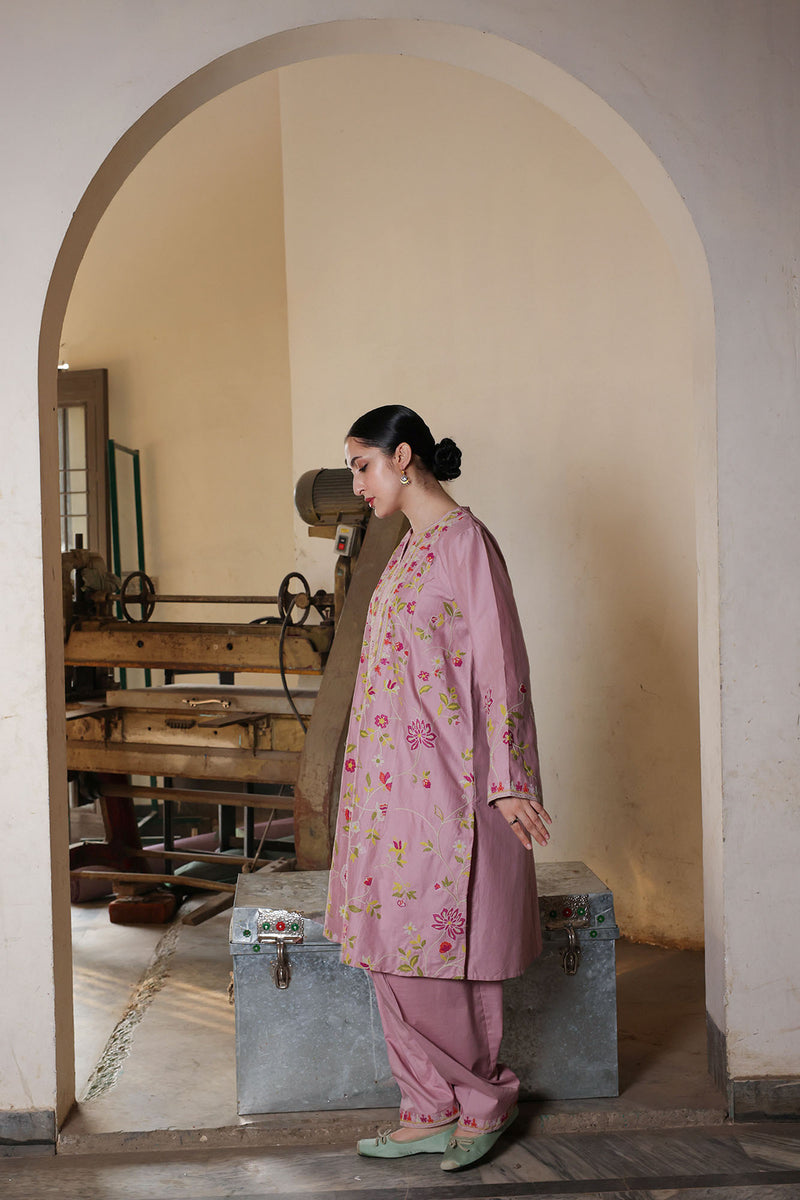 Embroidered Floral Couture Set