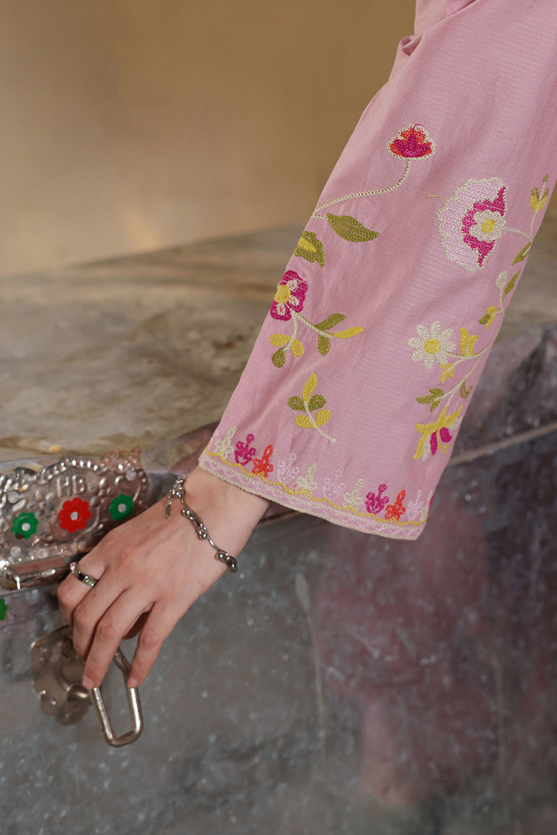 Embroidered Floral Couture Set