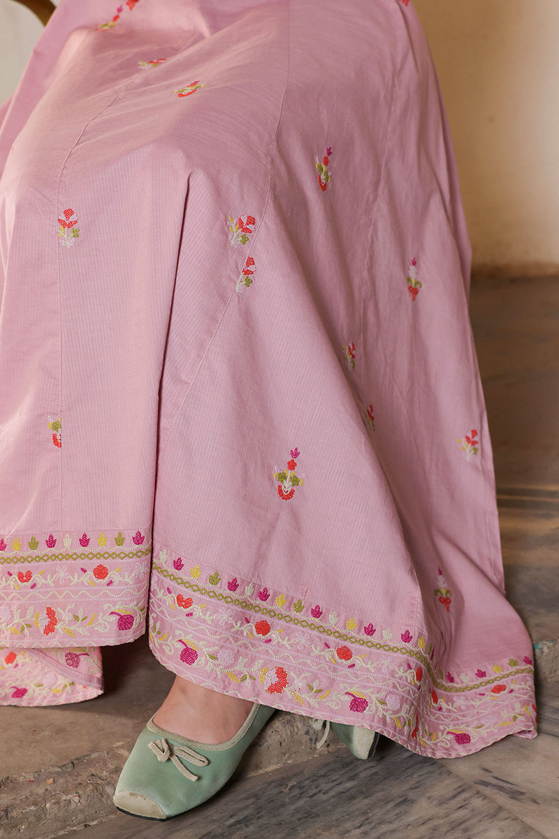 Embroidered Anarkali Set
