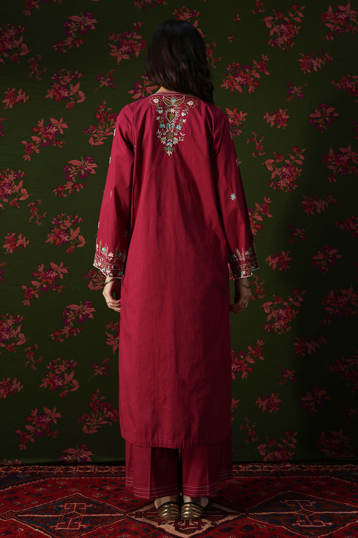Gulkaar Embroidered Set