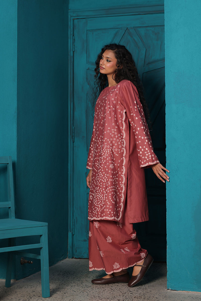Dotted Embroidered Set
