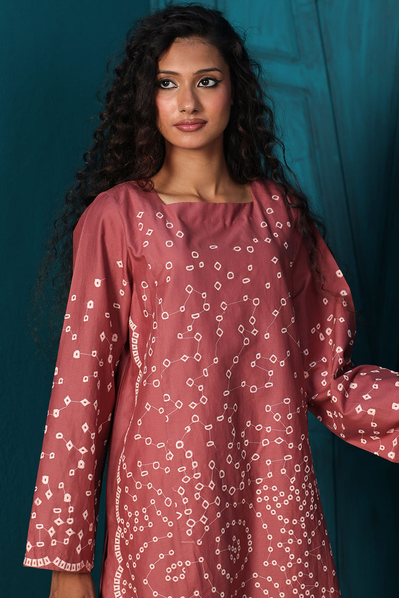 Dotted Embroidered Set
