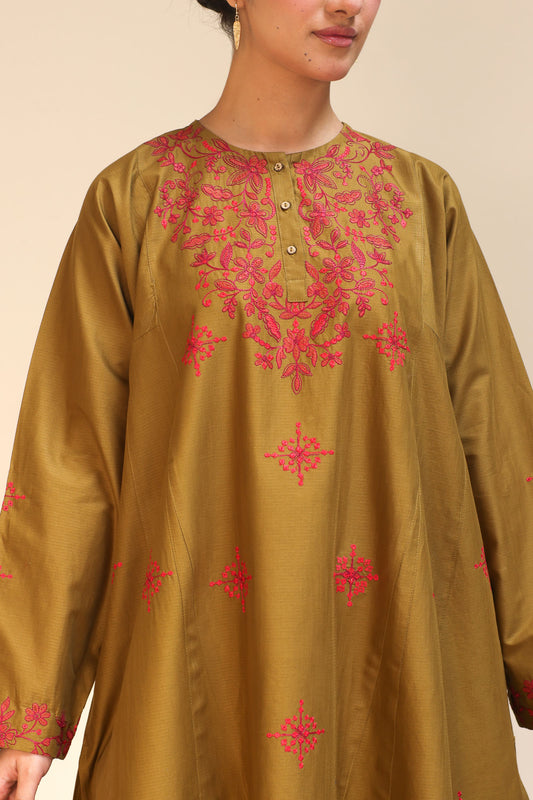 Embroidered Floral Story Set
