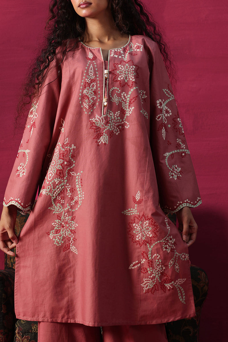 Embroidered Floral Dot Set