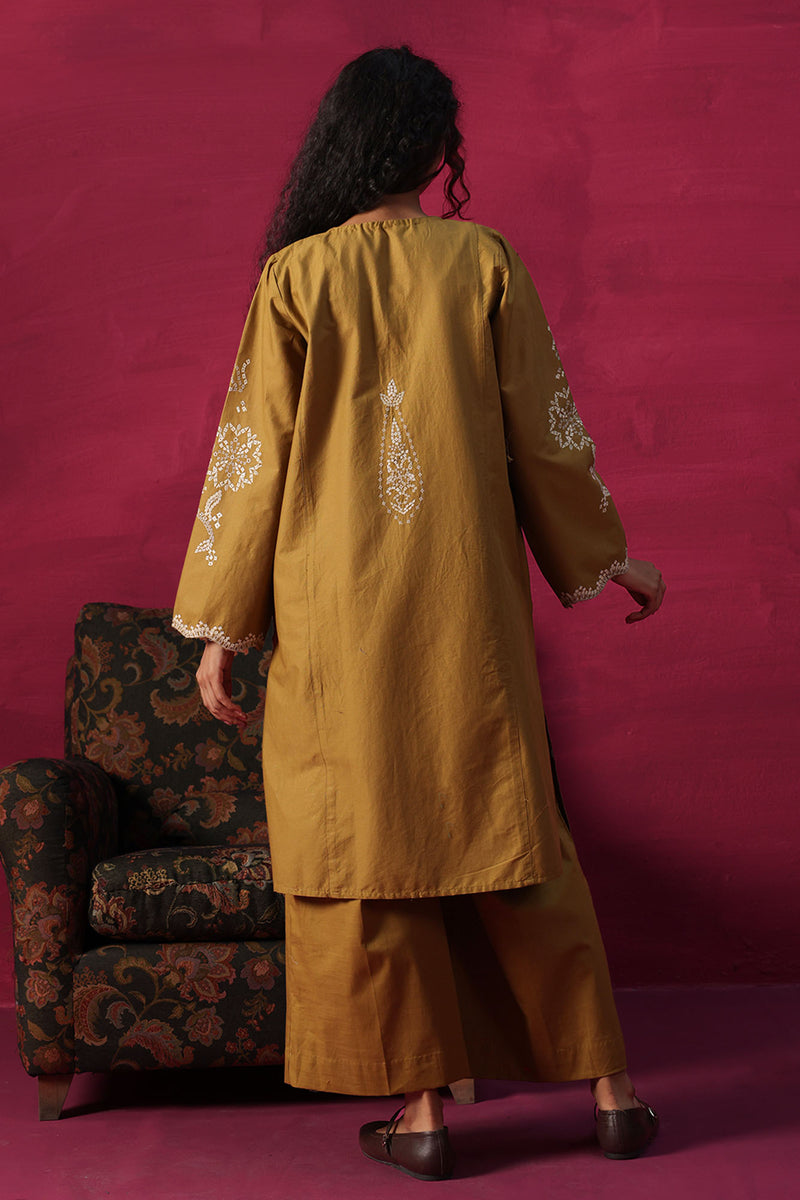 Embroidered Floral Dot Set