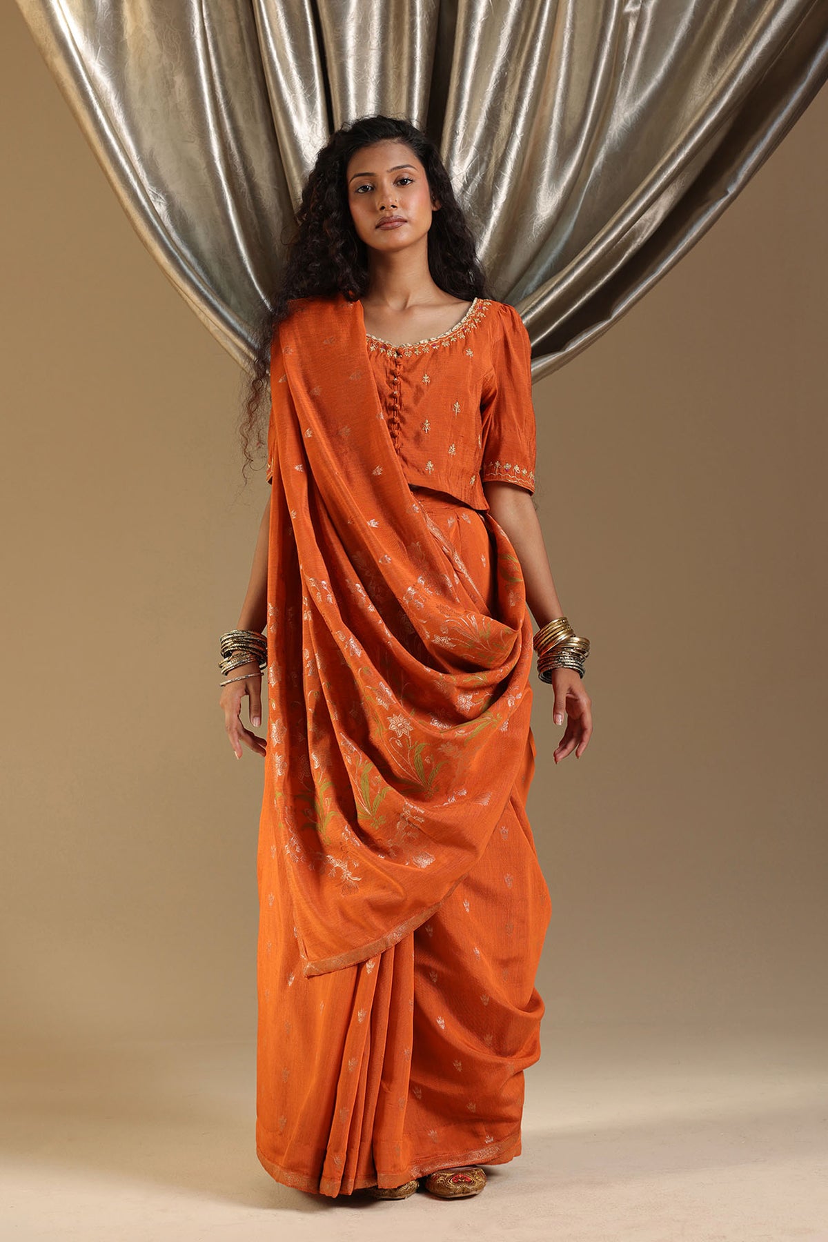 Jacquard Weave Saree
