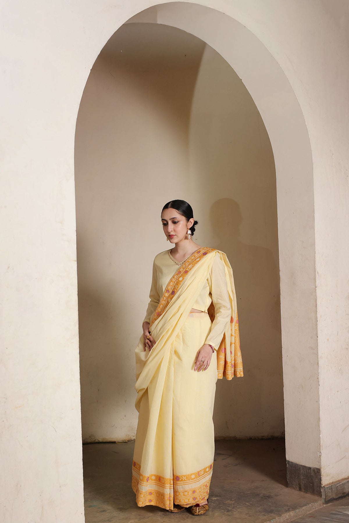 Floral Weave Saree