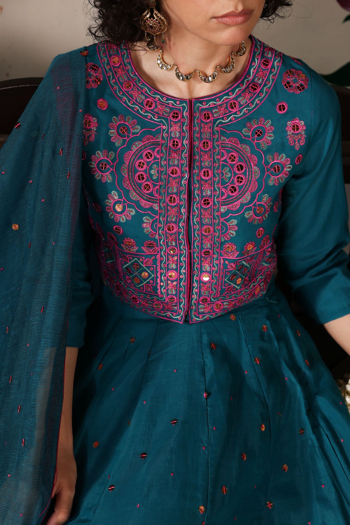 Feroza Embroidered Lehnga Ensemble