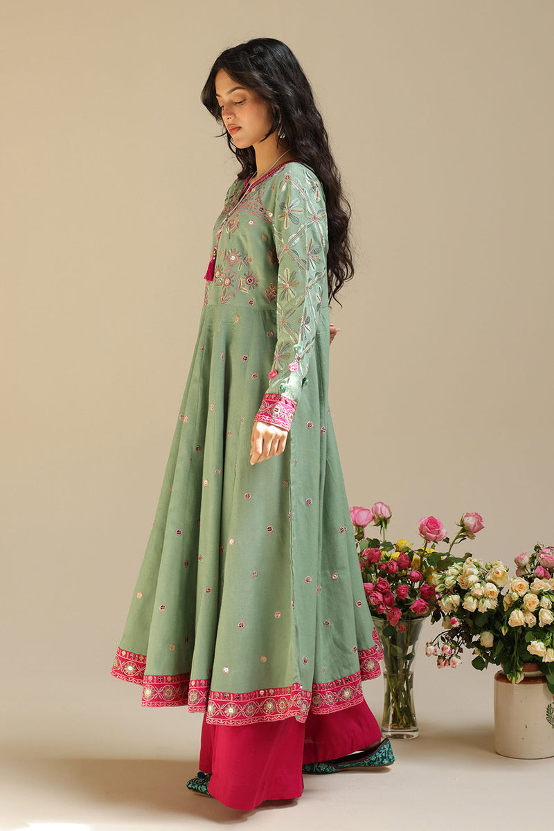 Embroidered Moon Sequin Set