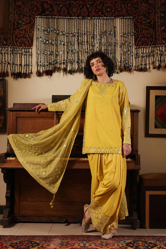 Embroidered Sequin Ensemble