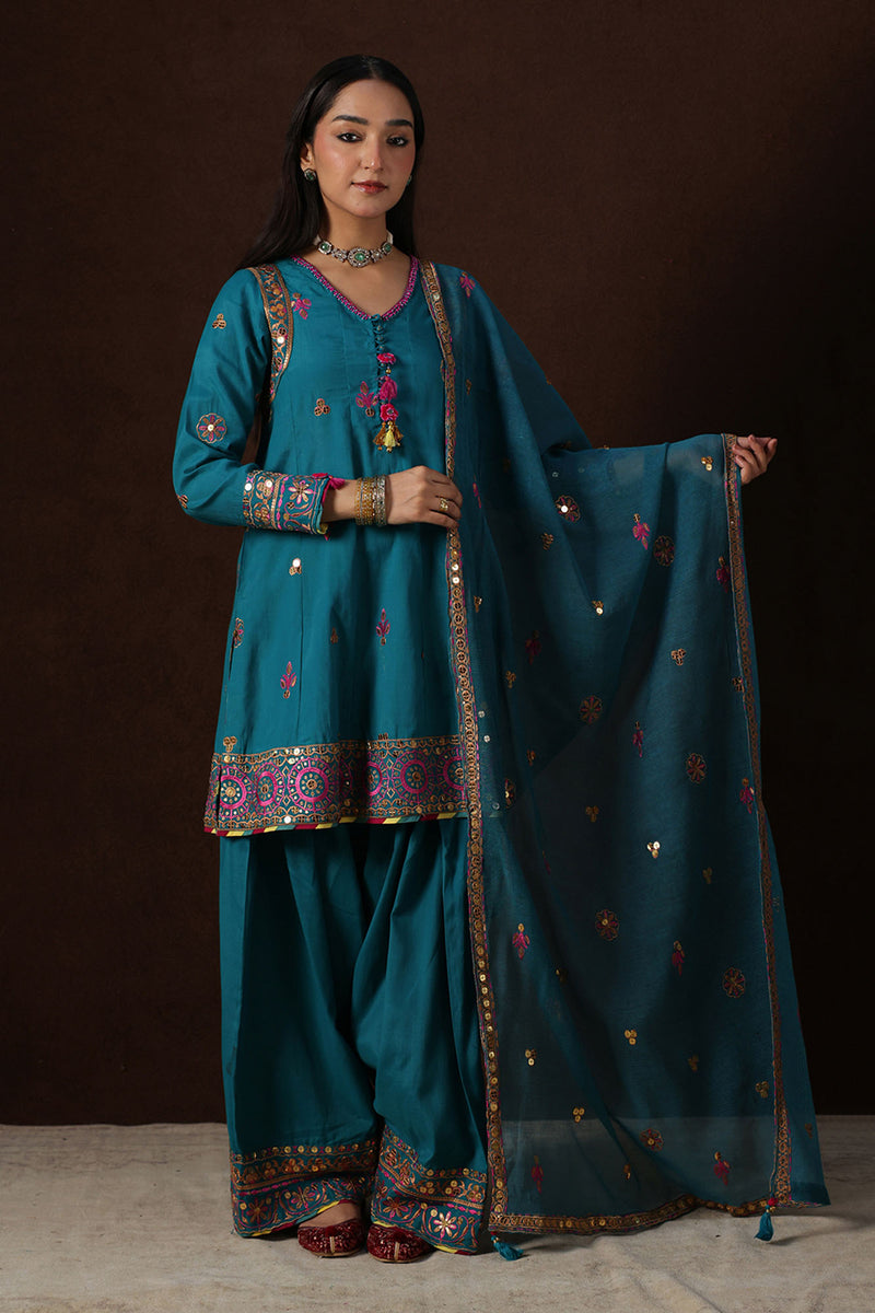 Zareen Embroidered 3-Piece Ensemble